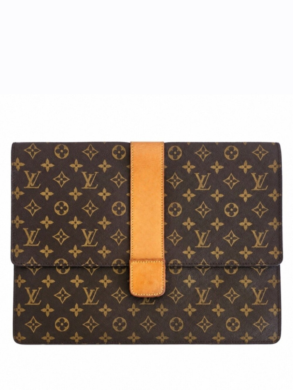 Louis Vuitton Vintage Monogram Laptop Bag / Large Clutch